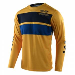 Troy Lee Designs GP Racing Stripe Yellow Motocross Jersey