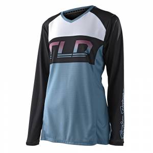 Troy Lee Designs GP Icon Smokey Blue Women's Motocross Jersey