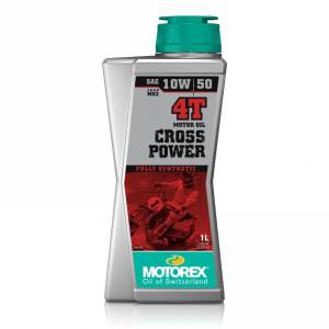 Motorex Cross Power 4T 10W-50 Fully Synthetic Engine Oil 1 Litre