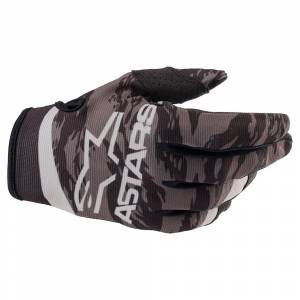 Alpinestars Kids Radar Black Grey Motocross Gloves