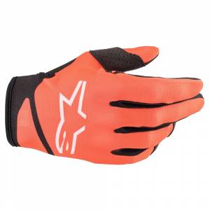 Alpinestars Kids Radar Orange Black Motocross Gloves