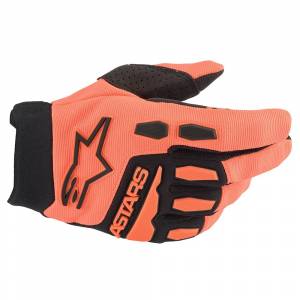 Alpinestars Kids Full Bore Orange Black Motocross Gloves
