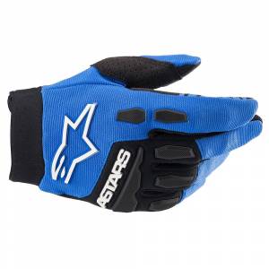 Alpinestars Kids Full Bore Blue Black Motocross Gloves