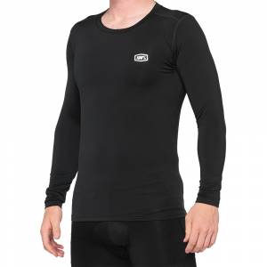 100% Ridecamp Black Long Sleeve Motocross Base Layer