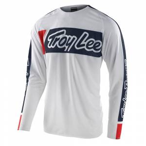 Troy Lee Designs SE Pro Air Vox White Motocross Jersey