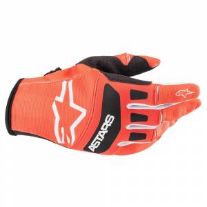 Alpinestars Techstar Orange Black Motocross Gloves