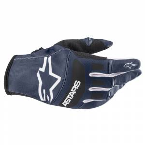 Alpinestars Techstar Dark Blue Black Motocross Gloves
