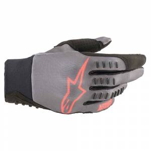 Alpinestars SMX-E Grey Red Fluo Motocross Gloves