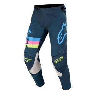 Alpinestars Techstar Venom Navy Aqua Pink Fluo Motocross Pants