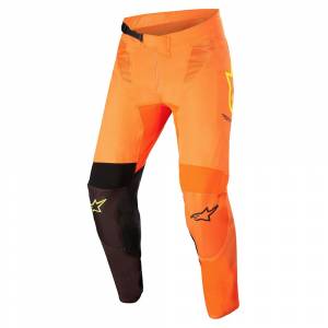 Alpinestars Supertech Blaze Orange Black Yellow Fluo Motocross Pants