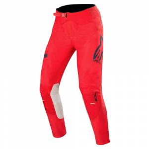 Alpinestars Supertech Bright Red Navy Off White Motocross Pants