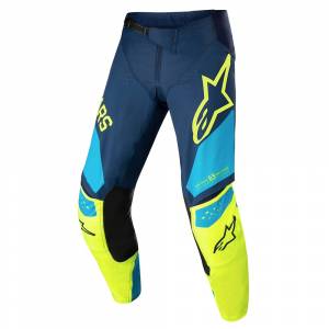 Alpinestars Techstar Factory Dark Blue Yellow Blue Motocross Pants