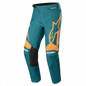 Alpinestars Racer Supermatic Orange Petrol Motocross Pants