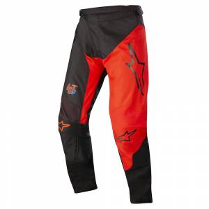 Alpinestars Racer Supermatic Black Bright Red Motocross Pants