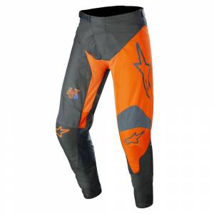 Alpinestars Racer Supermatic Anthracite Orange Motocross Pants