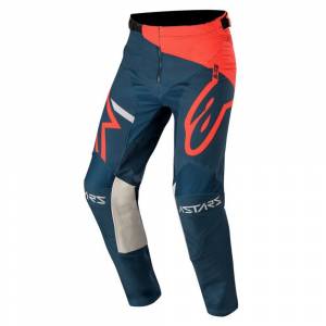 Alpinestars Racer Tech Compass Bright Red Navy Motocross Pants