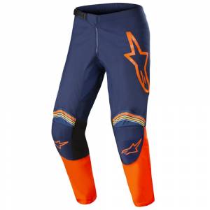 Alpinestars Fluid Speed Dark Blue Orange Motocross Pants