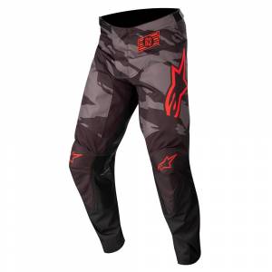 Alpinestars Kids Racer Tactical Black Grey Camo Red Fluo Motocross Pants