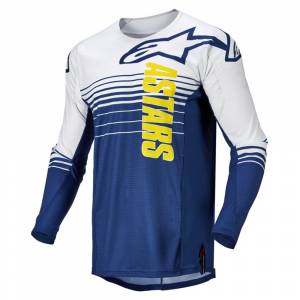 Alpinestars Techstar Phantom Dark Blue White Motocross Jersey