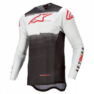 Alpinestars Supertech Foster White Black Red Fluo Motocross Jersey