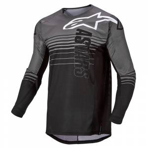 Alpinestars Techstar Graphite Dark Grey Black Motocross Jersey