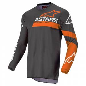Alpinestars Fluid Chaser Anthracite Coral Motocross Jersey