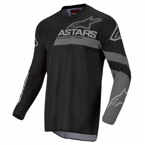 Alpinestars Kids Racer Graphite Black Dark Grey Motocross Jersey