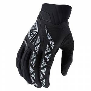 Troy Lee Designs SE Pro Solid Black Motocross Gloves