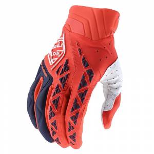 Troy Lee Designs SE Pro Solid Orange Motocross Gloves