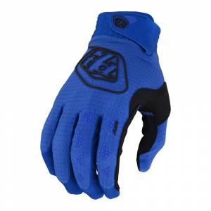 Troy Lee Designs Air Solid Blue Motocross Gloves