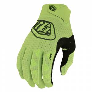 Troy Lee Designs Air Solid Glo Green Motocross Gloves