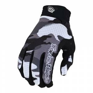 Troy Lee Designs Kids Air Formula Camo Black Grey Motocross Gloves