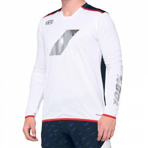 100% R-Core X Ltd Edition Navy White Motocross Jersey