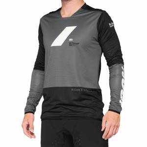 100% R-Core X Charcoal Black Motocross Jersey