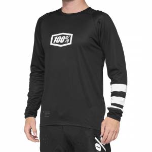 100% R-Core Black White Motocross Jersey