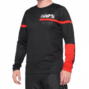 100% R-Core Black Red Motocross Jersey