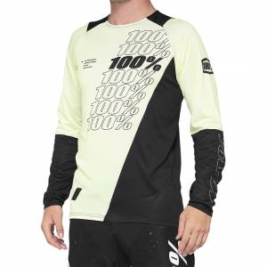 100% R-Core Yellow Black Motocross Jersey