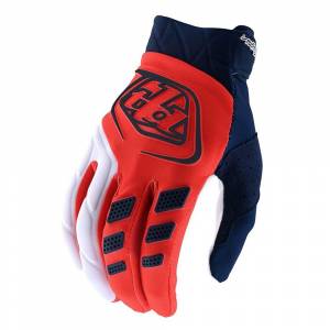 Troy Lee Designs Revox Solid Orange Motocross Gloves