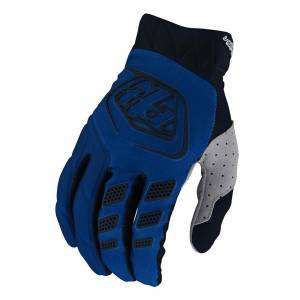 Troy Lee Designs Revox Solid Blue Motocross Gloves