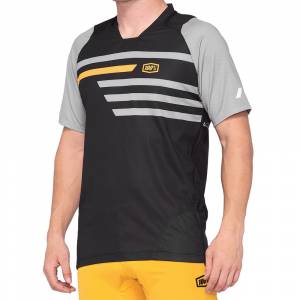 100% Celium Black Mustard Motocross Jersey