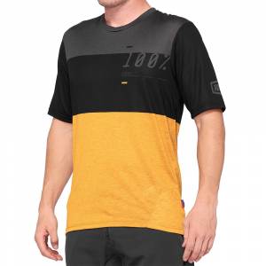 100% Airmatic Black Mustard Motocross Jersey