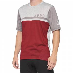 100% Airmatic Steel Cherry Grey Motocross Jersey