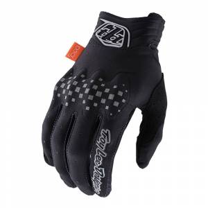 Troy Lee Designs Gambit Solid Black Motocross Gloves