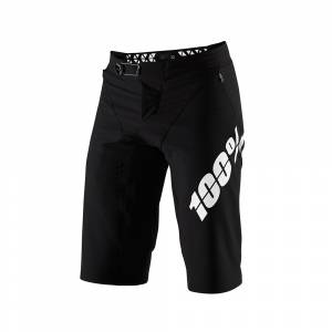 100% R-Core X Black Motocross Shorts
