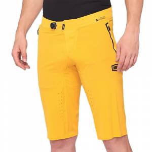 100% Celium Mustard Motocross Shorts