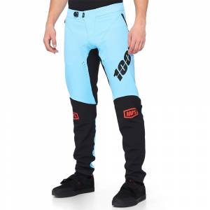 100% R-Core X Light Blue Black Motocross Pants