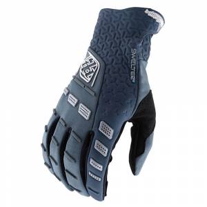 Troy Lee Designs Swelter Solid Blue Motocross Gloves