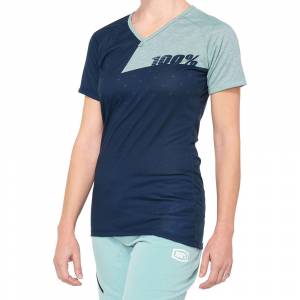 100% Airmatic Women's Jersey Navy Seafoam