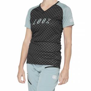 100% Airmatic Seafoam Checkers Women's Motocross Jersey