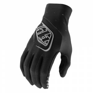 Troy Lee Designs SE Ultra Solid Black Motocross Gloves